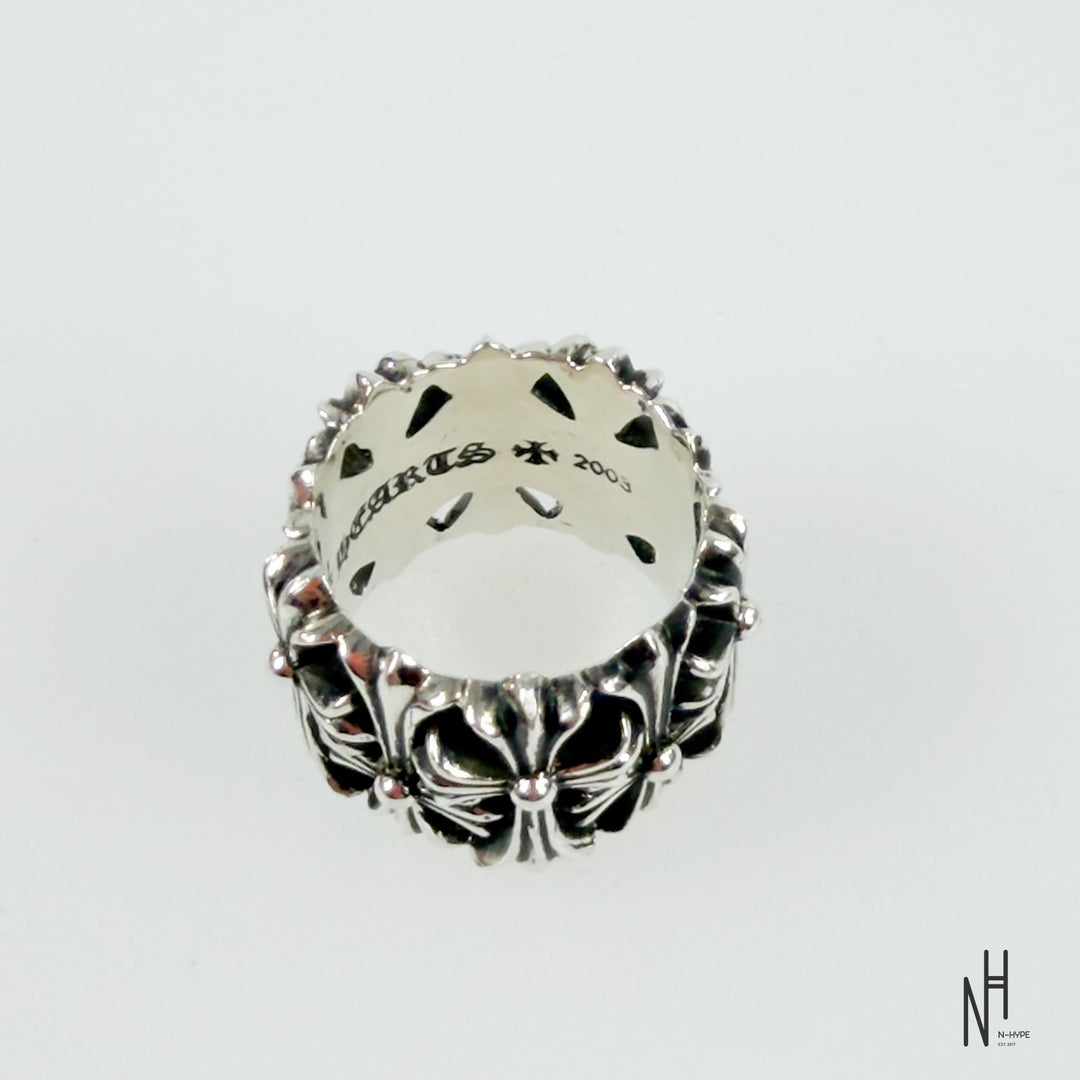 Chrome Hearts MultiCross Silver Ring