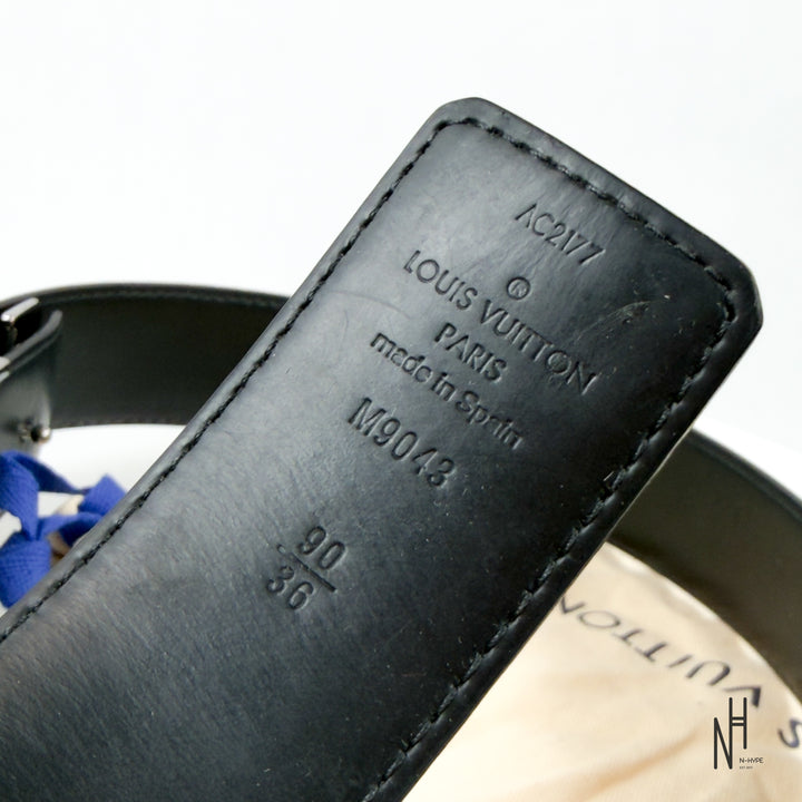 Louis Vuitton LV Initiales Reversible Belt Monogram Black