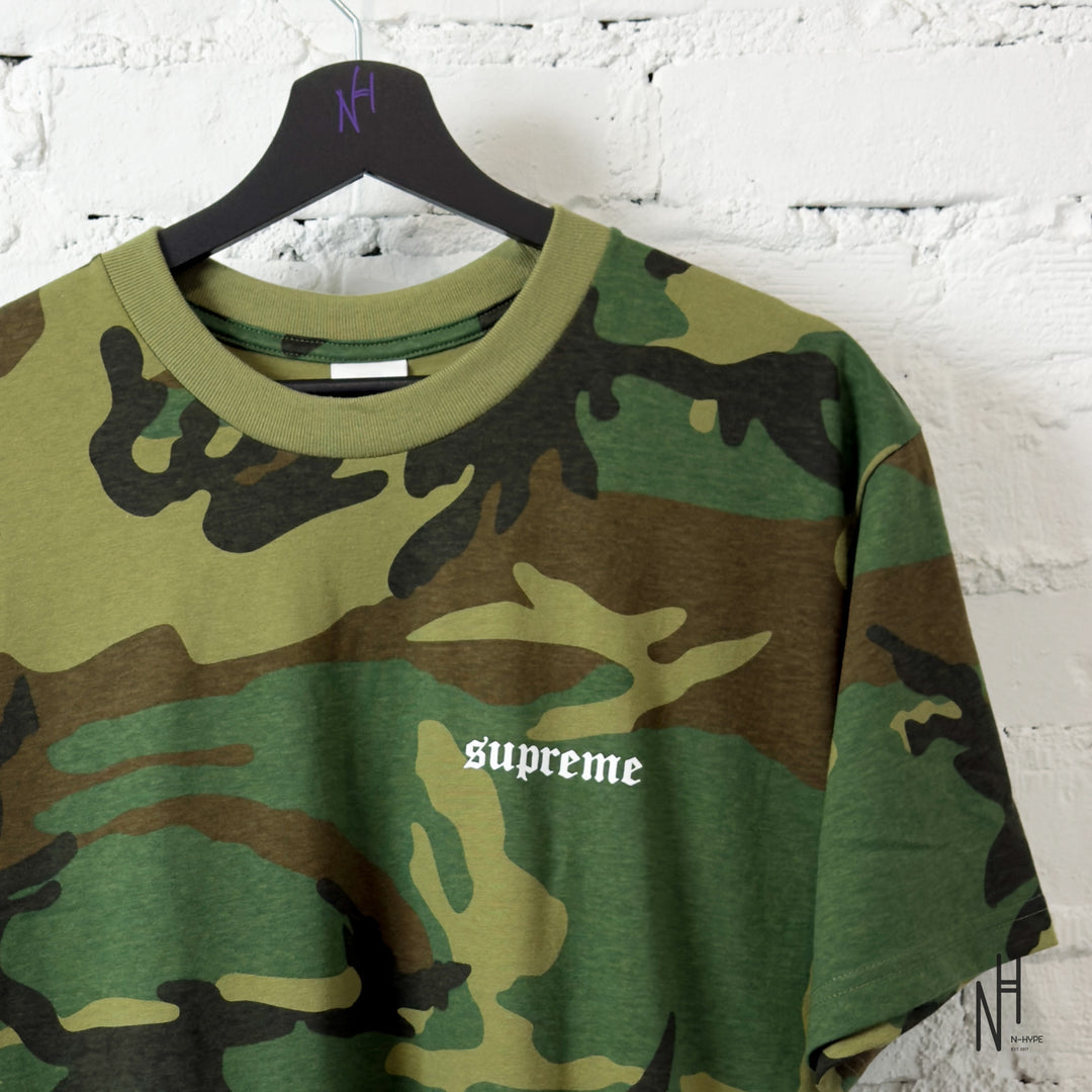 Supreme Target Tee Woodland Camo