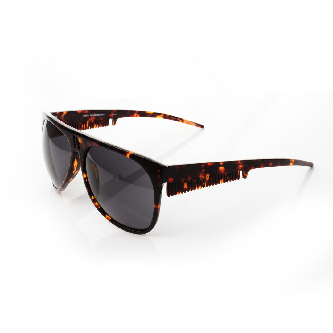 Walter Van Beirendonck Tshell Acetate Comb Detail Sunglasses