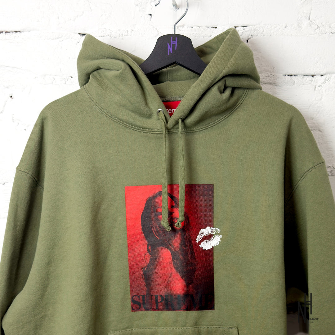 Supreme Kate Moss Hooded Sweatshirt Light Olive