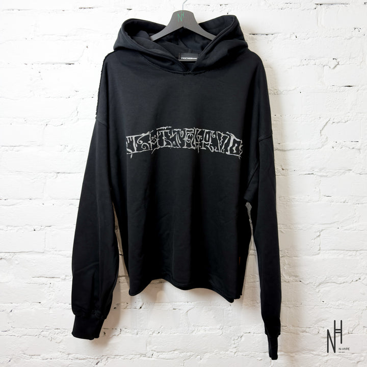 FVCKTHISBRAND Arabic Hoodie White Ash