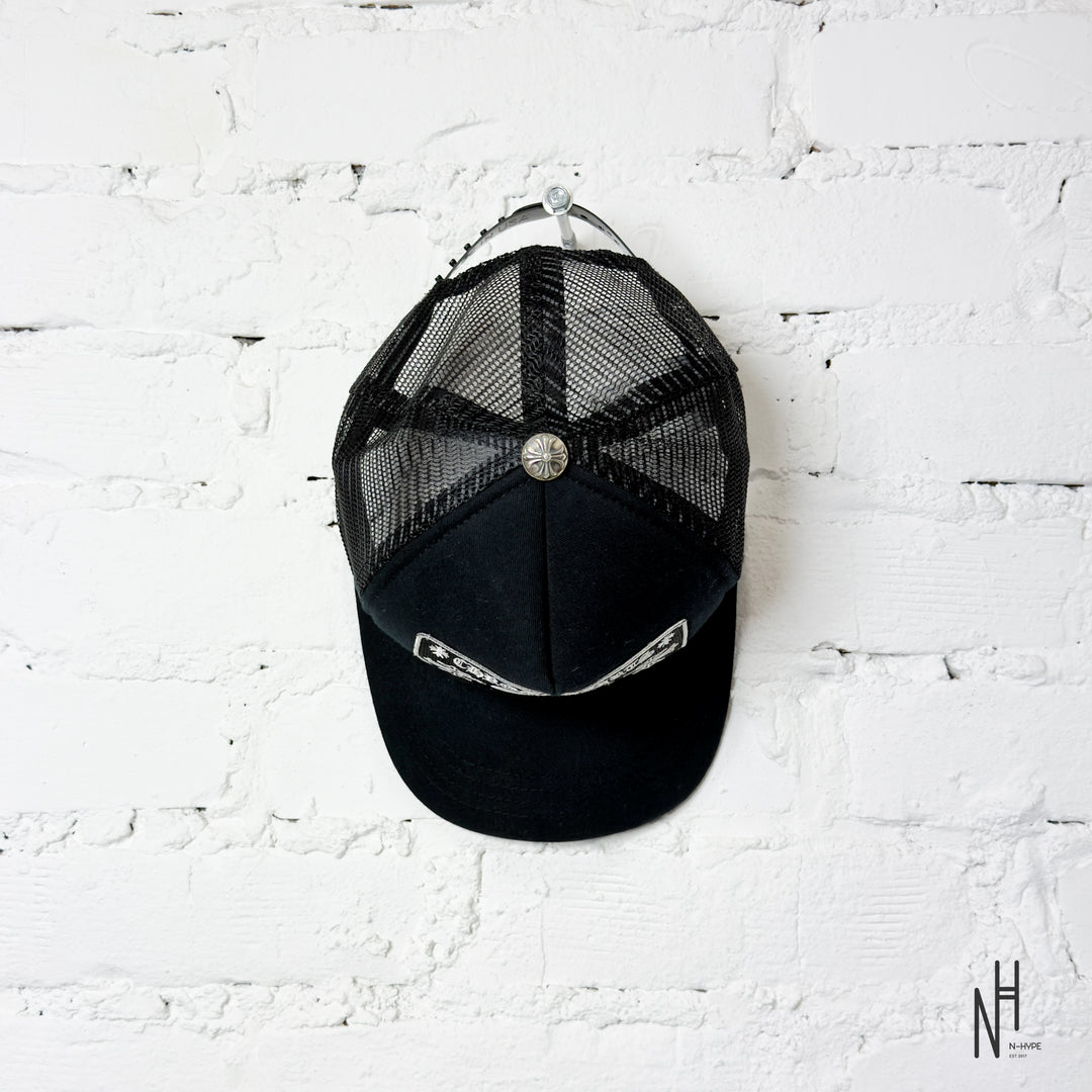 Chrome Hearts CH Miami Trucker Hat Black / Black