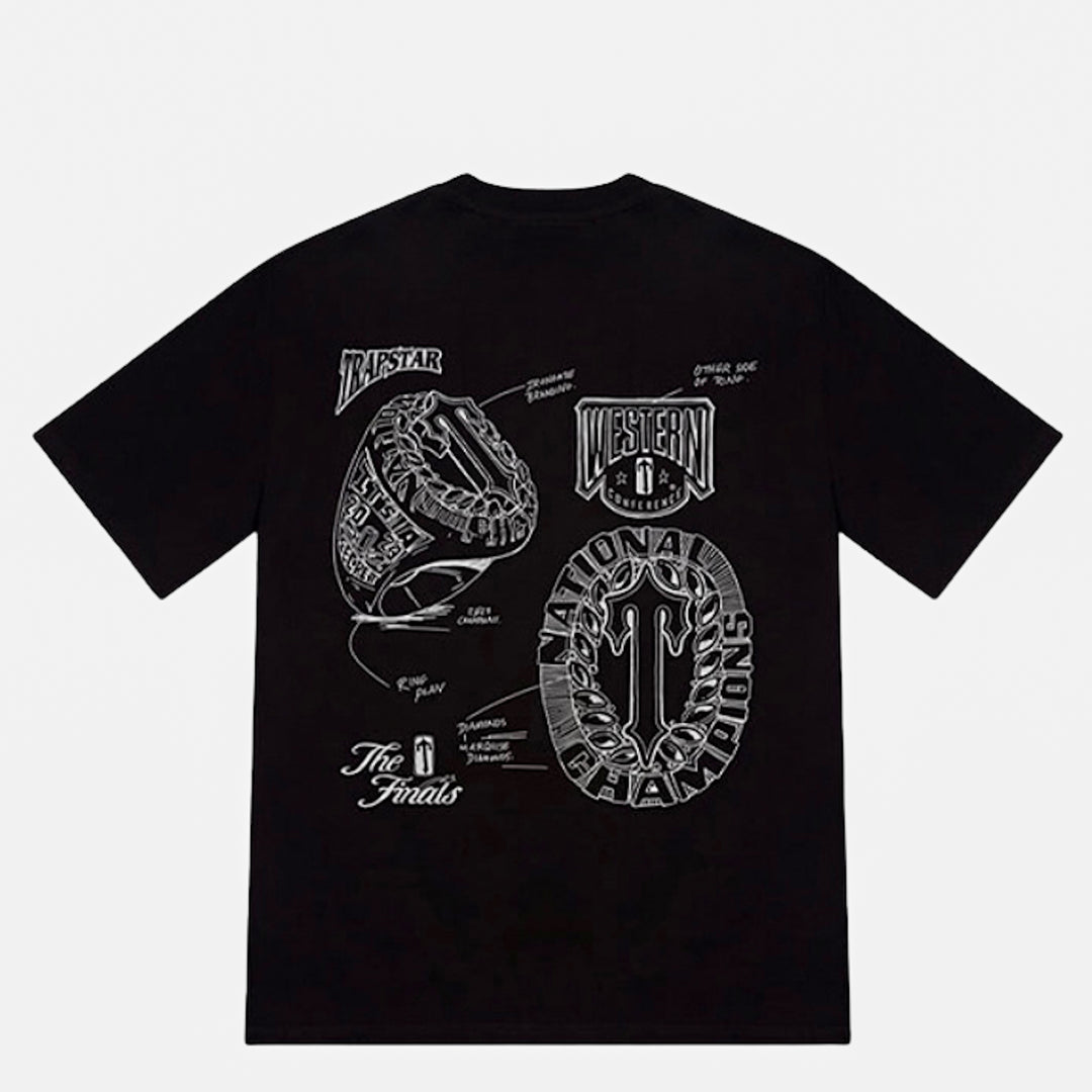 Trapstar Game Time Tee Black