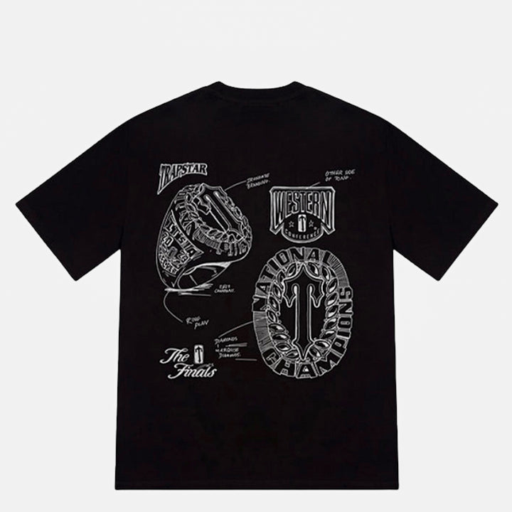 Trapstar Game Time Tee Black