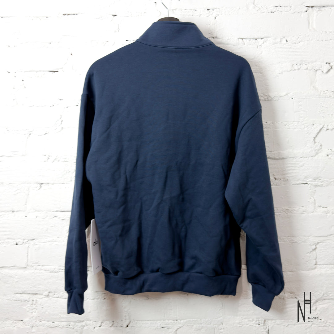 Alo Yoga Accolade 1/4 Zip Pullover Navy