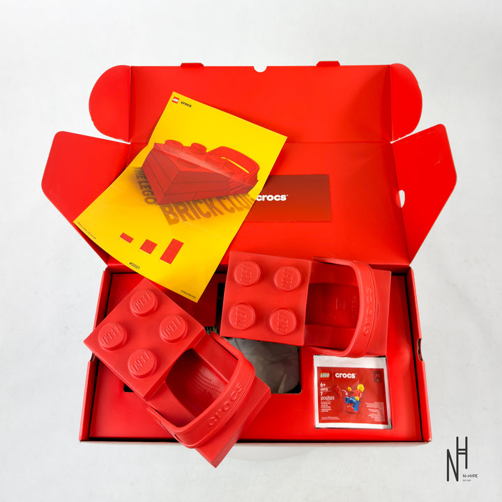 Crocs Brick Clog LEGO Red