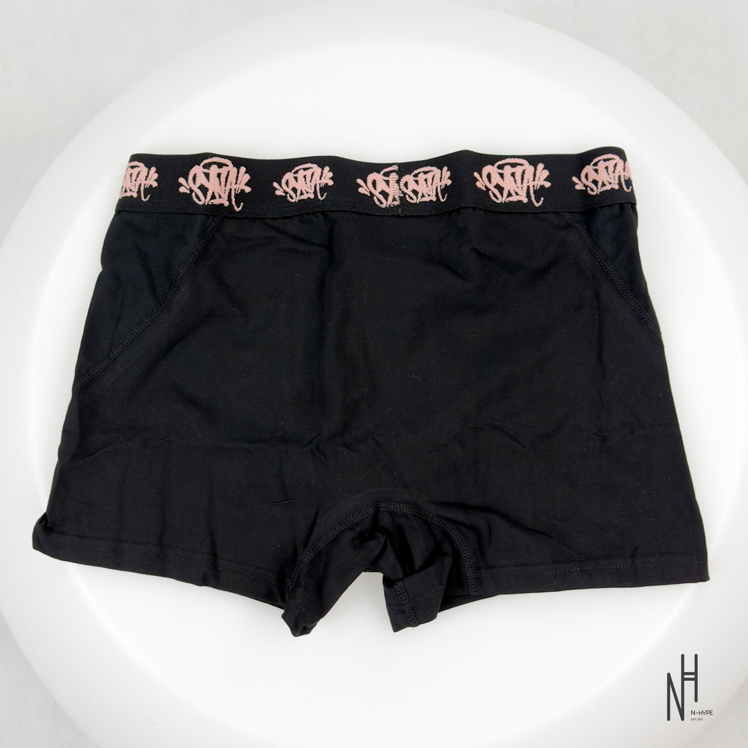 SynaWorld x Central Cee Boxers 3 Pack Black / Golden Rose
