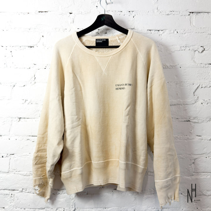 Enfants Riches Déprimés Emmanuelle IV Raglan Crewneck Dirty White