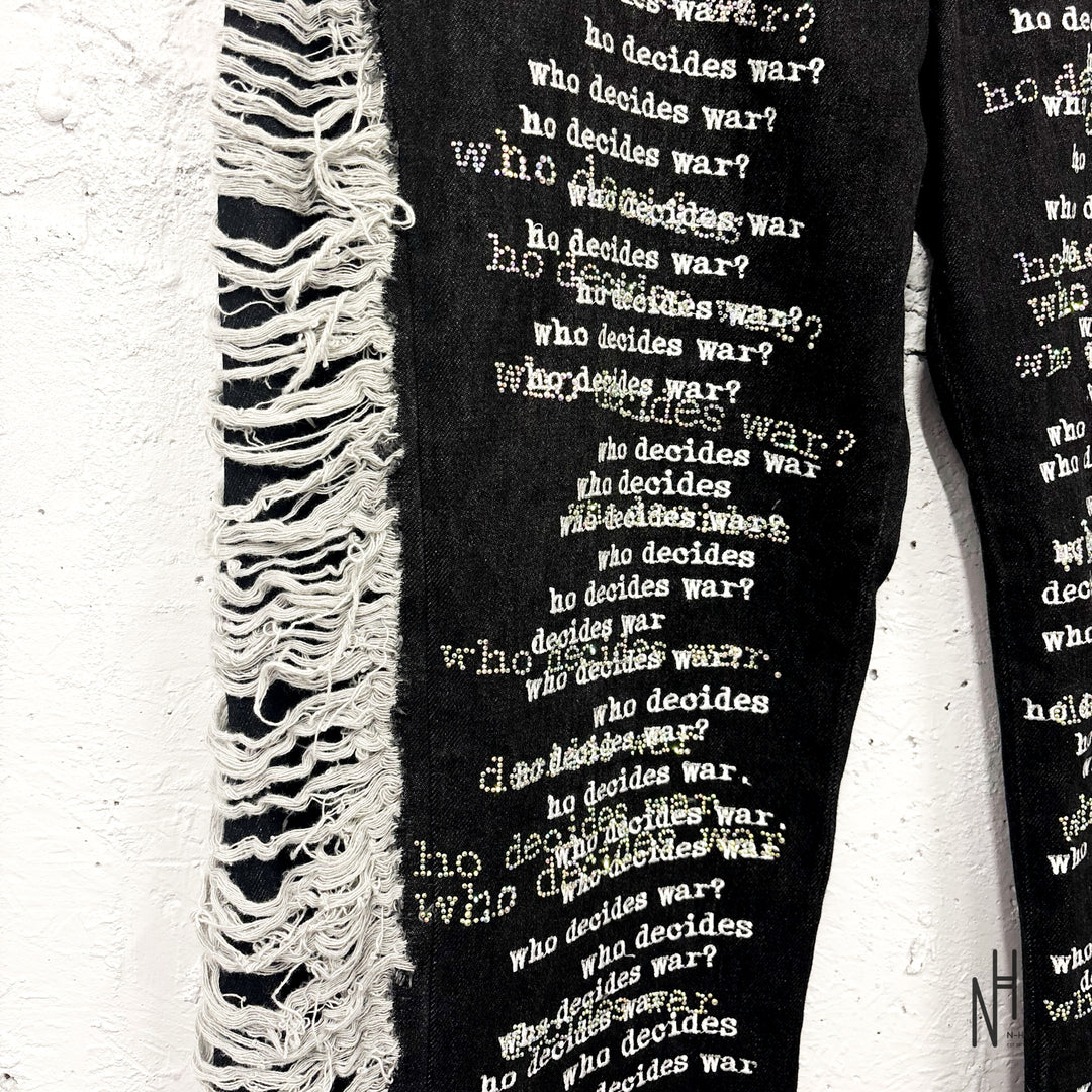 Who Decides War Ultra Flare Scripture Denim Black