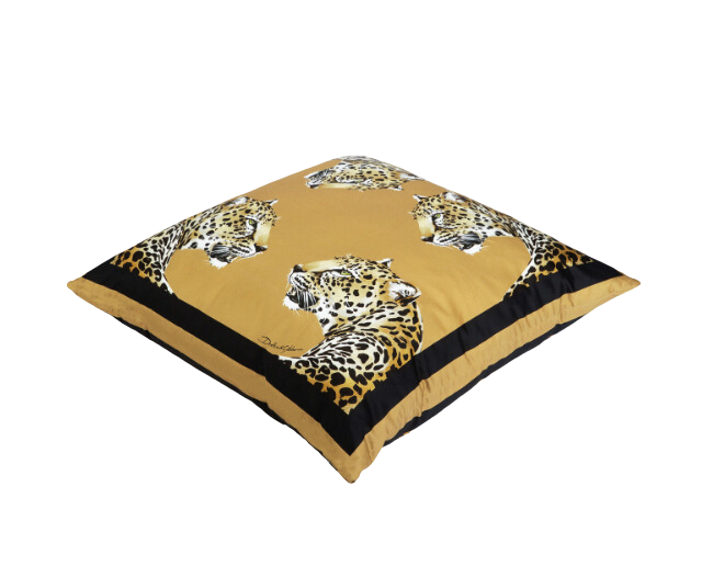 Dolce & Gabbana Panther Duchesse Cotton Cushion Medium