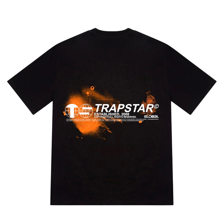 Trapstar Global Distribution Tee Black/Orange