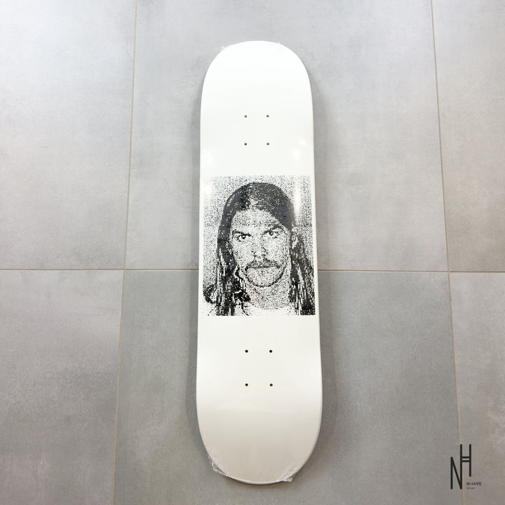 Supreme Dash Snow Skateboard Deck White