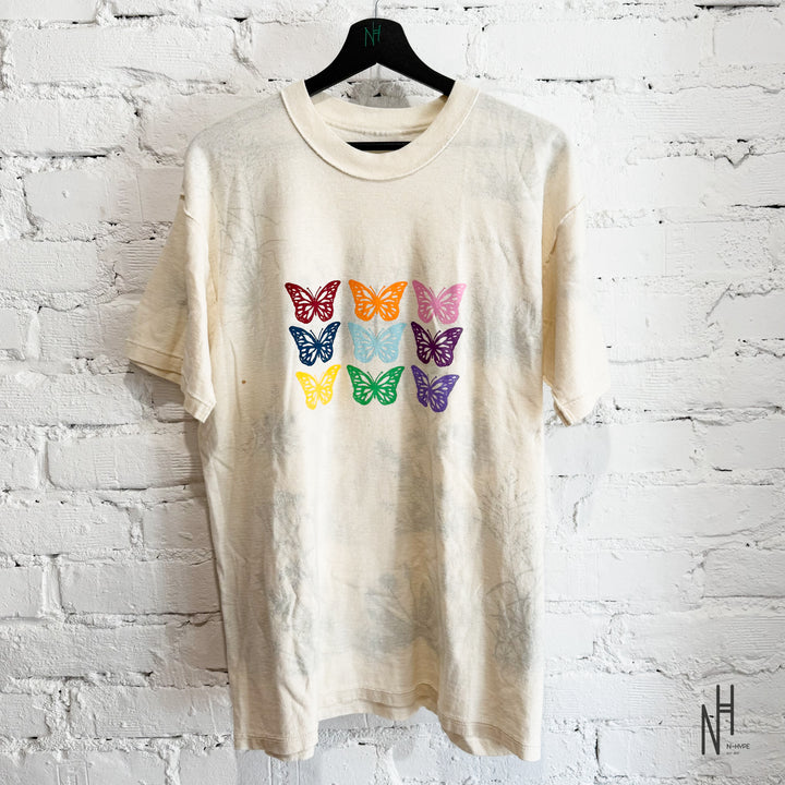 About Dreams Butterfly Tee Beige