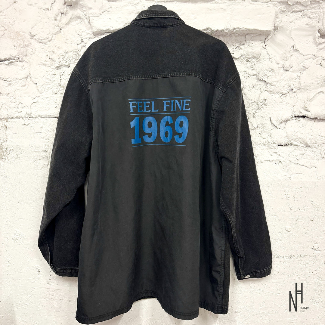 Balenciaga Feel Fine Shirt Jacket Black