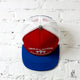 Chrome Hearts Triple Cross Hollywood Trucker White Red Blue