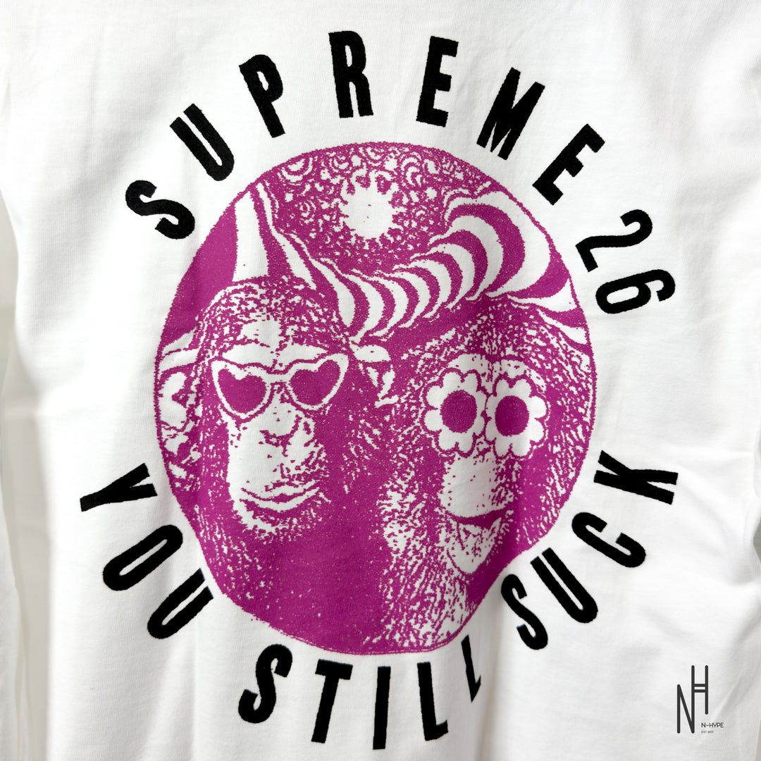 Supreme You Still S**k L/S Tee White