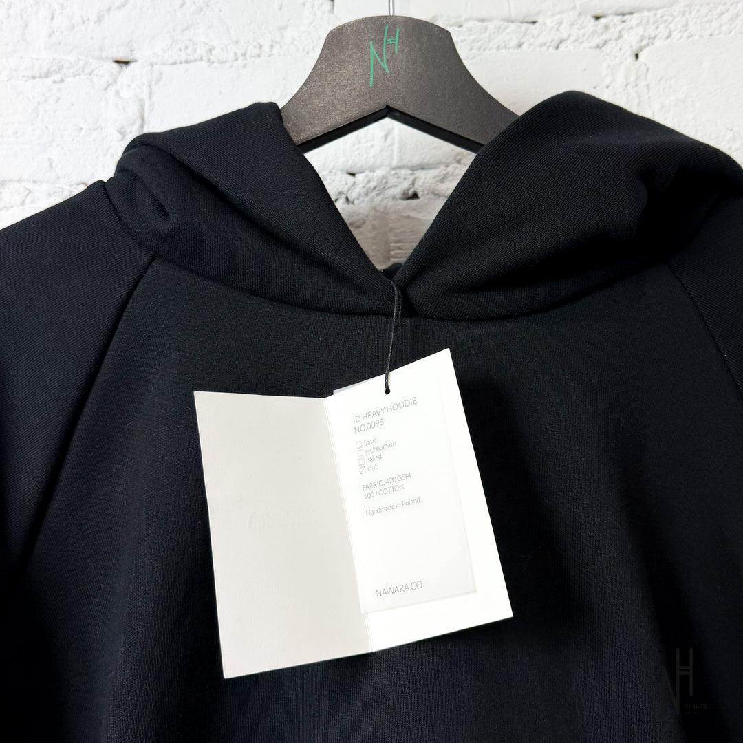 Nawara Heavy Hoodie Unpolished Black