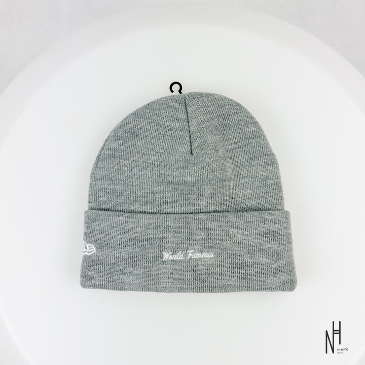 Supreme New Era Box Logo Beanie (FW25) Heather Grey