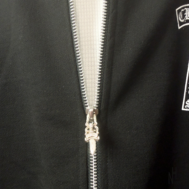 Chrome Hearts Heartsleeve Zip Hoodie Black
