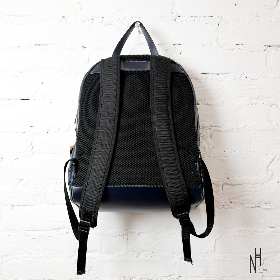 Gucci Monogram Leather Backpack - Black