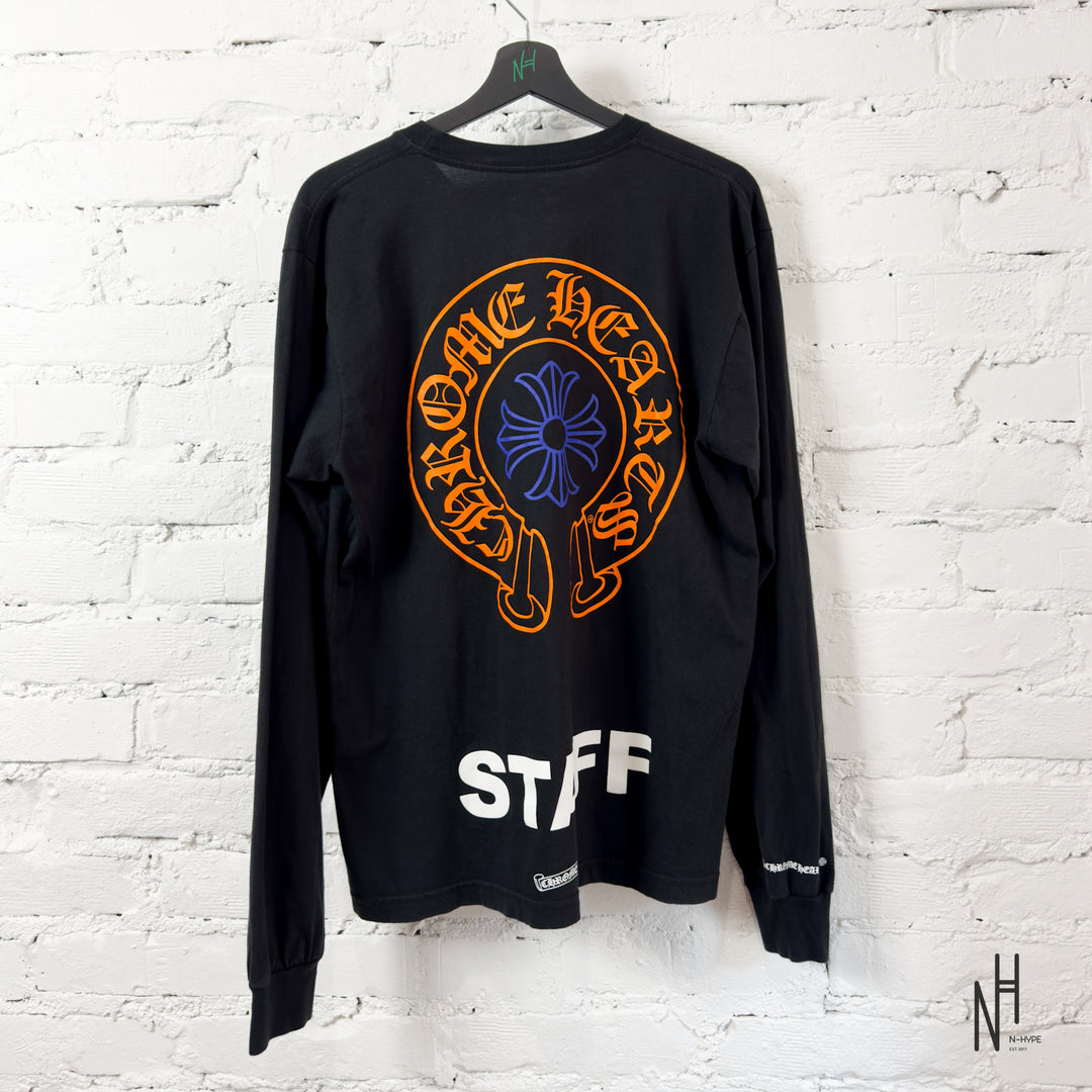 Chrome Hearts STAFF Shirt Long Sleeve Black