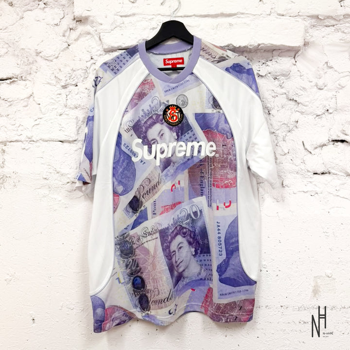 Supreme Pounds Soccer Jersey White
