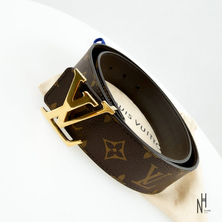 Louis Vuitton LV Initiales Reversible Belt Monogram Brown