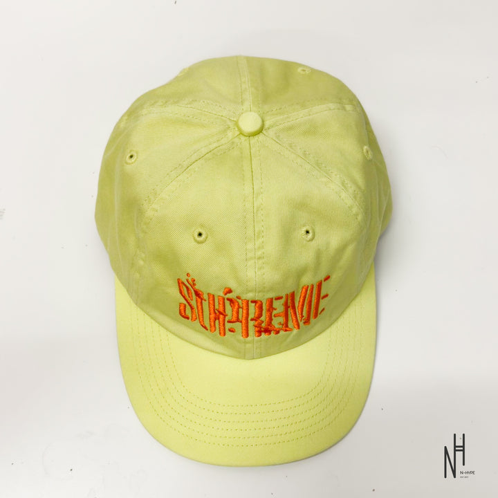 Supreme Splatter 6-Panel Bright Green