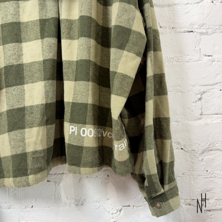 FVCKTHISBRAND FLANEL HOODIE KHAKI
