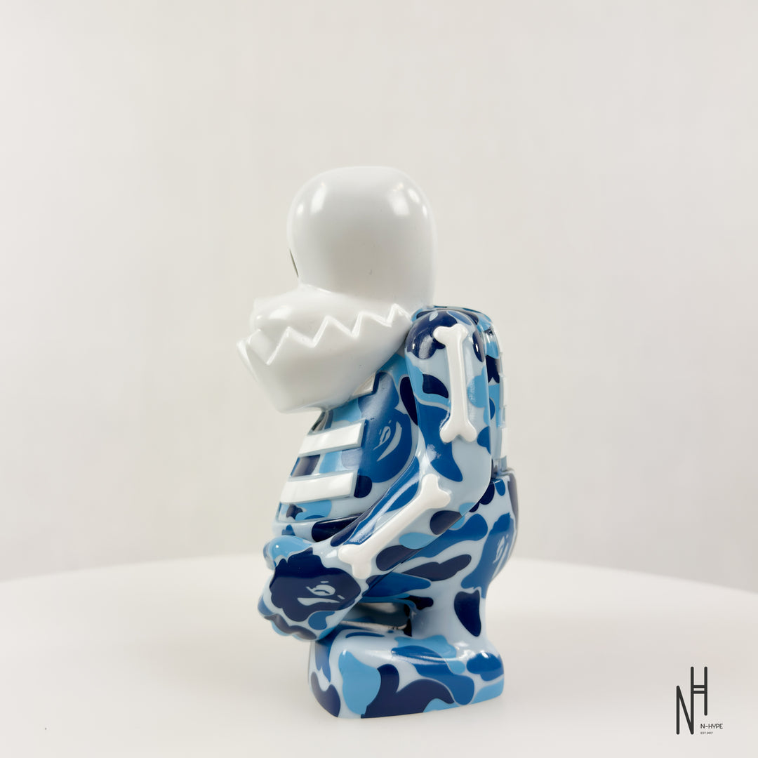 BAPE Bounty Hunter Skull-Kun Special Figure Blue