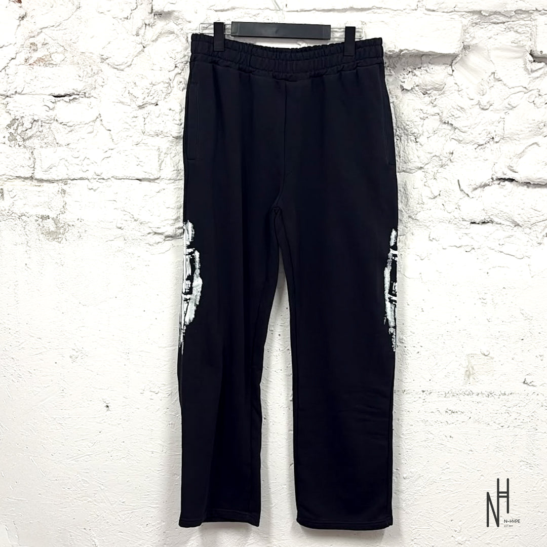N-HYPE & IVO JANKOWIAK Wolf of The City Swetpants Black