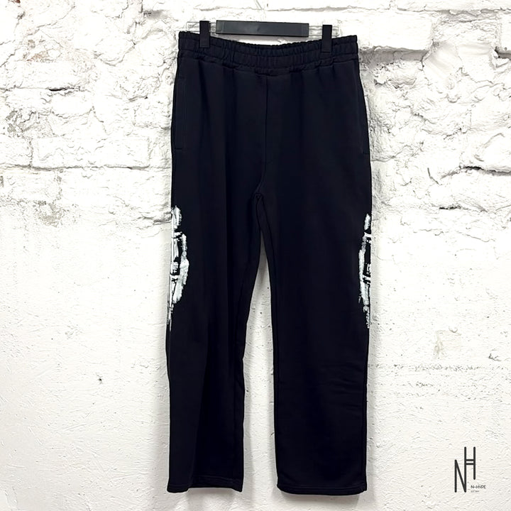 N-HYPE & IVO JANKOWIAK Wolf of The City Swetpants Black