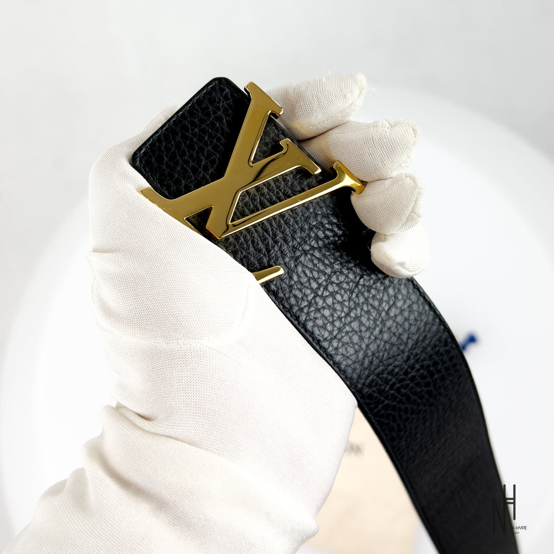 Louis Vuitton Initials 40MM Reversible Taurillon Leather Black Brown