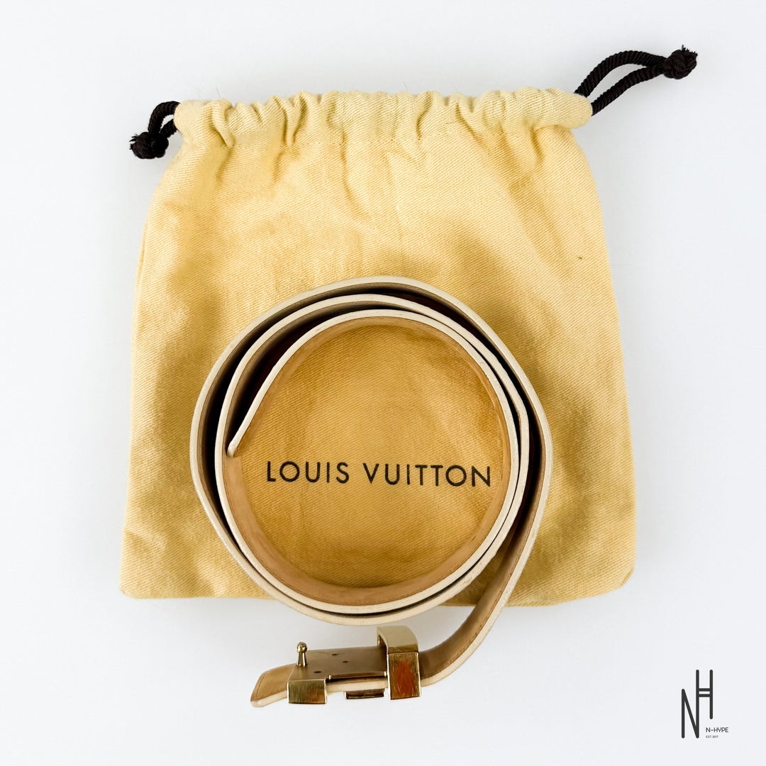 Louis Vuitton LV Damier Azur Belt