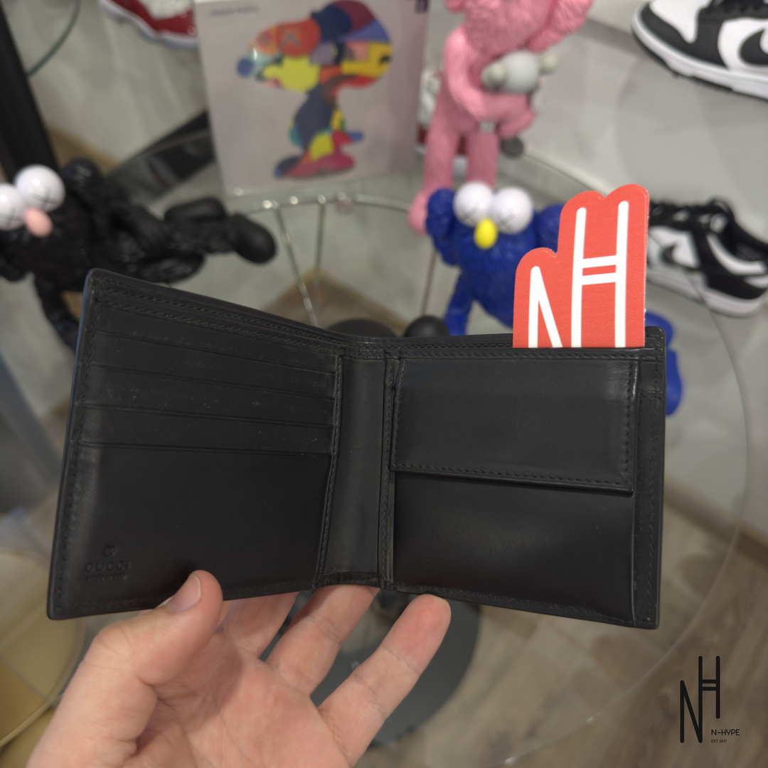 Gucci Bifold Wallet GG Supreme Kingsnake