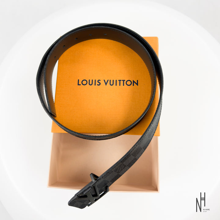 Louis Vuitton LV Damier Graphite Belt