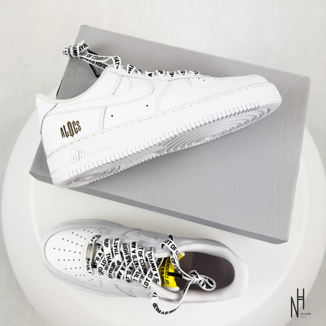 Nike Air Force 1 Low White '07 x Cough Syrup ALOCS ComplexCon Exclusive