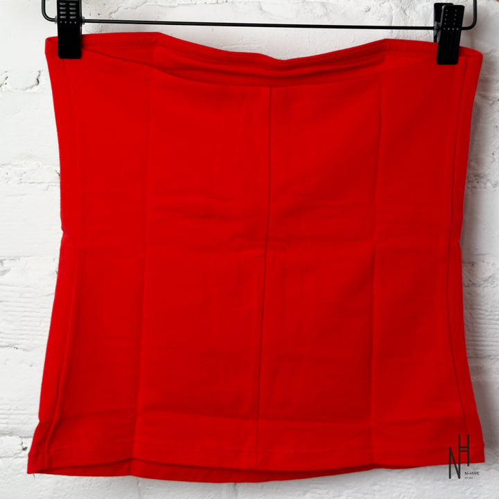 SKIMS Cotton Jersey Tube Top Ruby