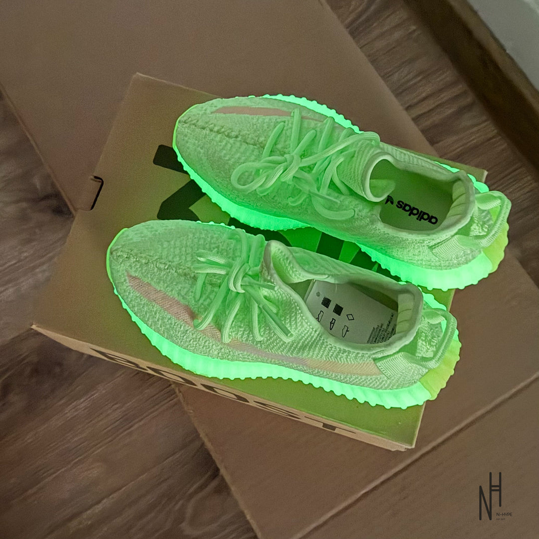 Glow In Dark Green Yeezy Adidas Yeezy Boost 350 V2 Glow In Dark