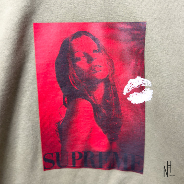 Supreme Kate Moss Hooded Sweatshirt Light Olive