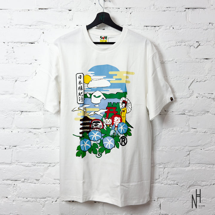 BAPE Japan Culture Spring Ape Head Tee White