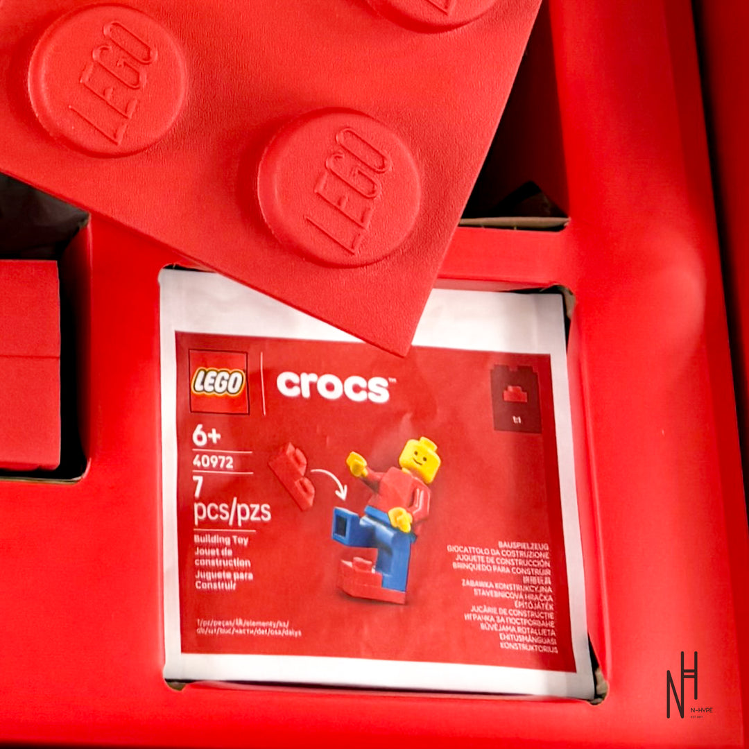 Crocs Brick Clog LEGO Red