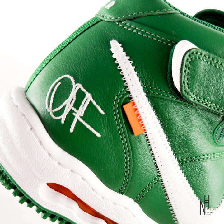 Nike Air Force 1 Mid Off-White Pine Green