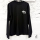 Stussy Stock Paris Longsleeve Black