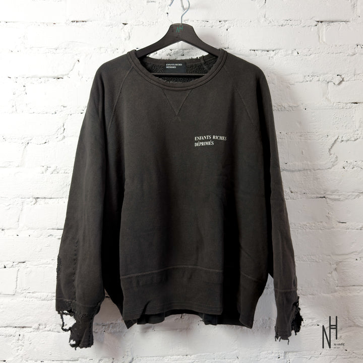 Enfants Riches Déprimés Emmanuelle IV Raglan Crewneck Dirty Black