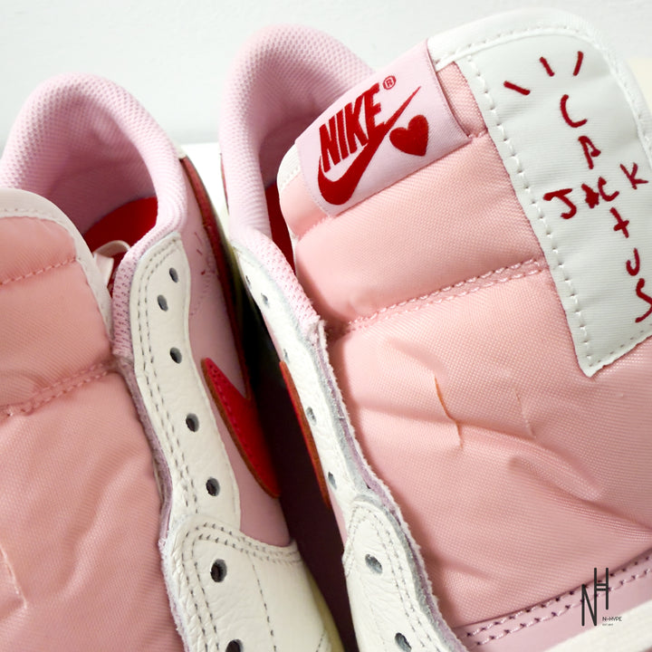 Jordan 1 Retro Low OG SP Travis Scott Sail Tropical Pink