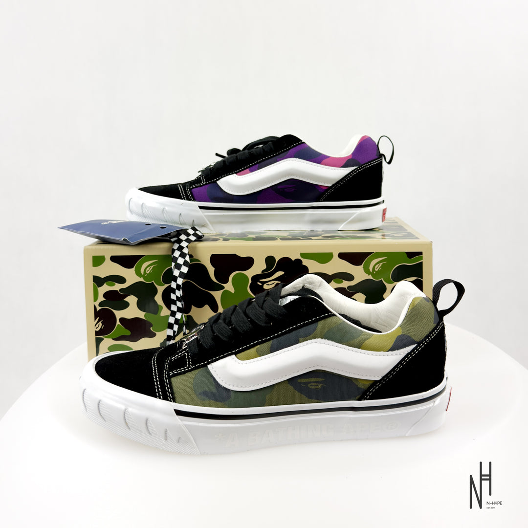 Vans Knu Skool Bape Camo Green