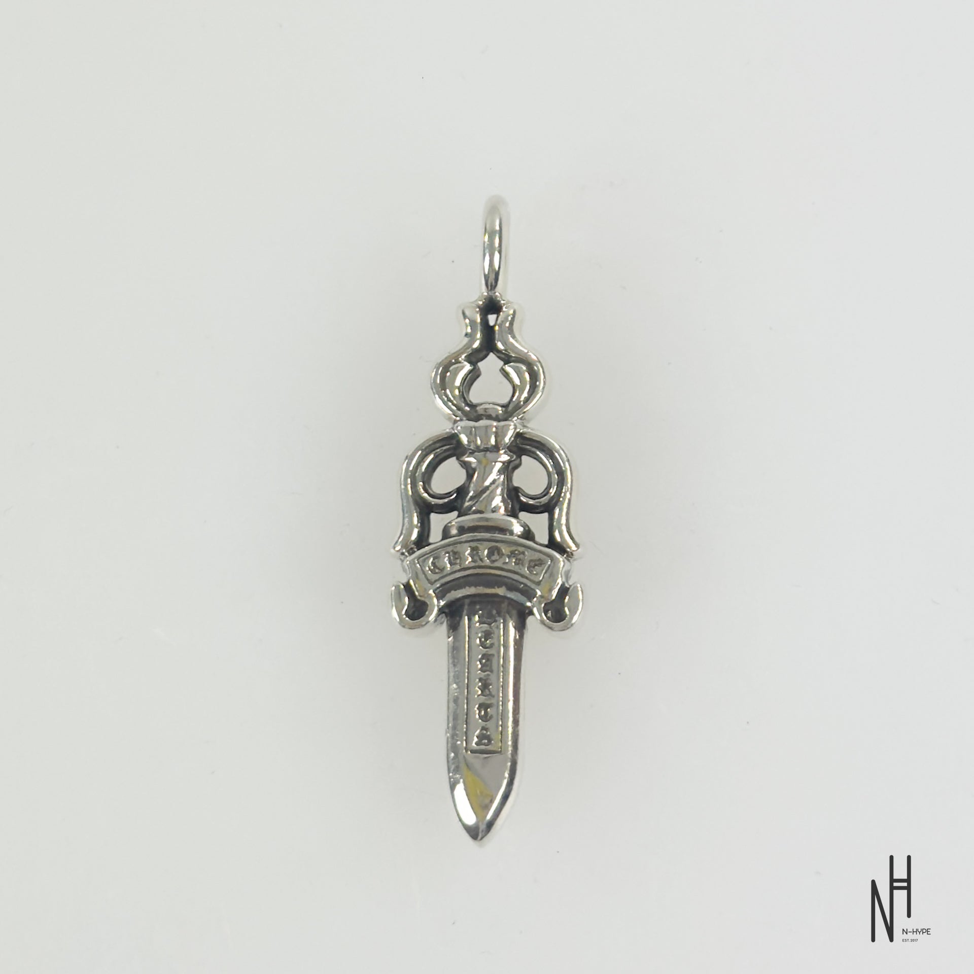 Chrome Hearts Big Dagger Charm Pendant – Silver 925 | N-Hype