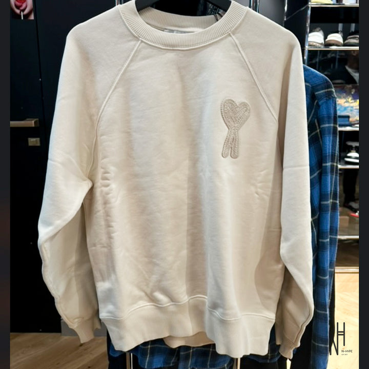 Beige Ami de Coeur Sweatshirt Beige Patch